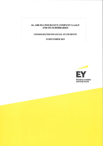 Thumbnail Al-Ahleia Insurance Financial Statement 2023
