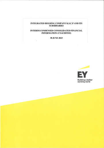 Miniature Integrated Holding Company K.S.C.P. Rapport semestriel 2023-h1