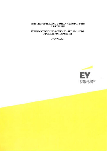 Miniature Integrated Holding Company K.S.C.P. Rapport semestriel 2024-h1