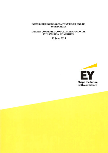 Miniature Integrated Holding Company K.S.C.P. Rapport semestriel 2025-h1