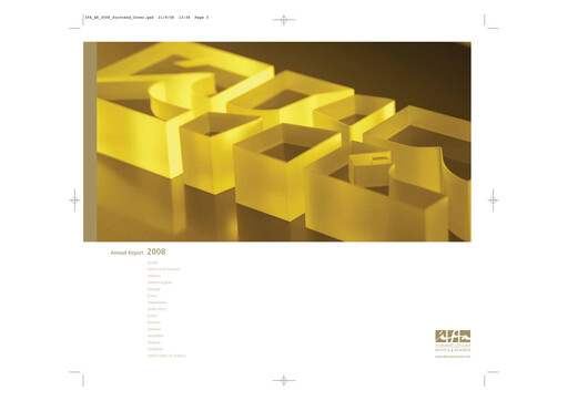 Vorschaubild IFA Hotels and Resorts Jahresbericht 2008