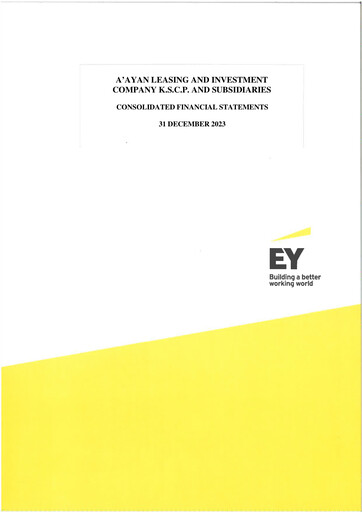 Thumbnail A'ayan Leasing and Investment Company Financial Statement 2023