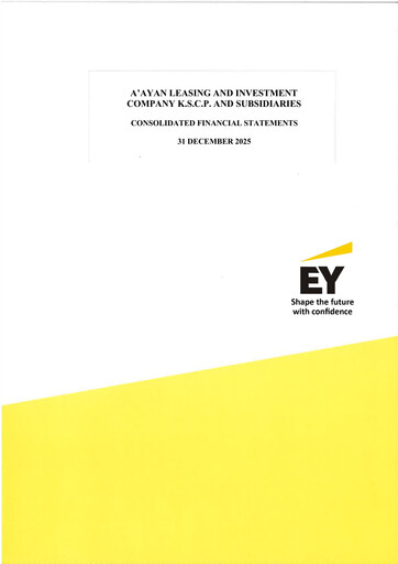 Thumbnail A'ayan Leasing and Investment Company Financial Statement 2025