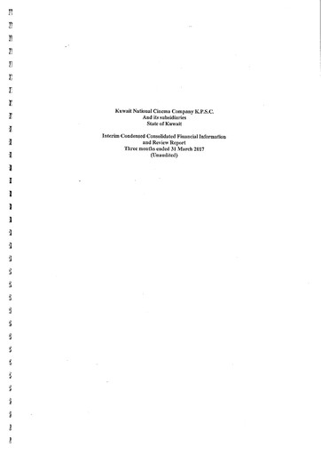 Thumbnail Kuwait National Cinema Company Financial Statement 2017-q1
