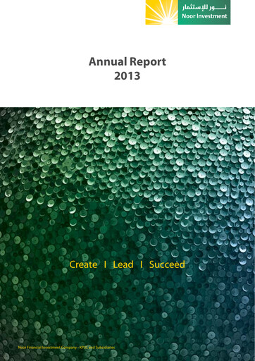 Vorschaubild Noor Financial Investment Company Jahresbericht 2013