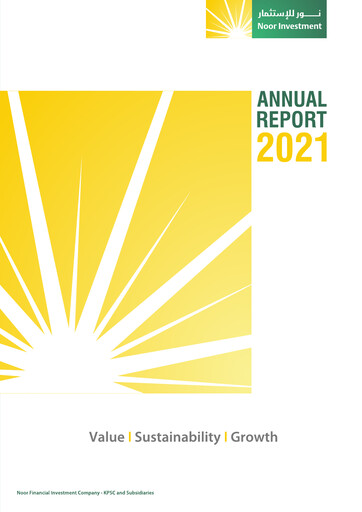 Vorschaubild Noor Financial Investment Company Jahresbericht 2021