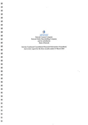 Thumbnail Kuwait Cement Company Financial Report 2025-q1