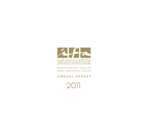Thumbnail International Financial Advisors Holding Annual Report 2011
