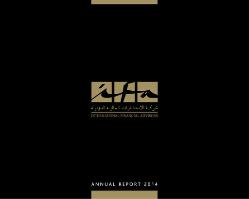 Thumbnail International Financial Advisors Holding Annual Report 2014