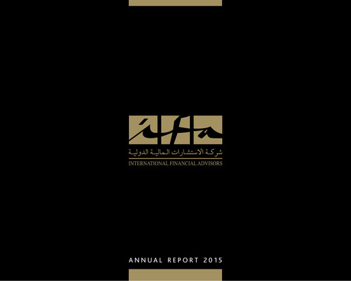 Thumbnail International Financial Advisors Holding Annual Report 2015