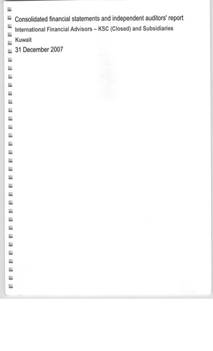 Thumbnail International Financial Advisors Holding Financial Statement 2007
