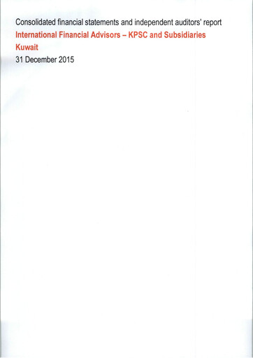 Thumbnail International Financial Advisors Holding Financial Statement 2015