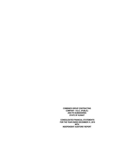 Thumbnail Combined Group Contracting Company  Financial Statement 2019