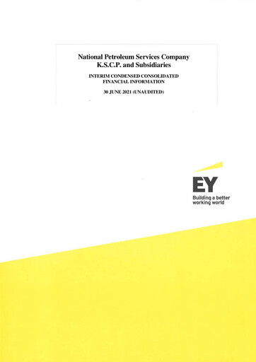 Thumbnail National Petroleum Services Company Half-year Report 2021-h1