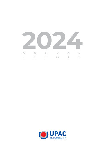 Thumbnail United Projects Company For Aviation Services Annual Report 2024