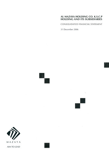 Thumbnail Al-Mazaya Holding Company Financial Statement 2006