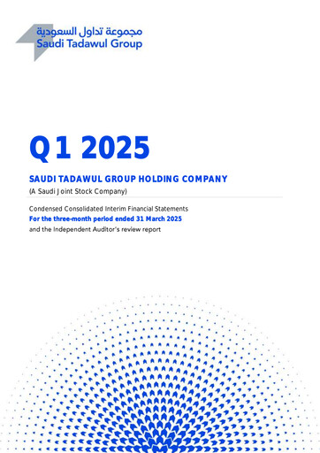 Miniature Saudi Tadawul Group Holding Company Rapport trimestriel 2025-q1