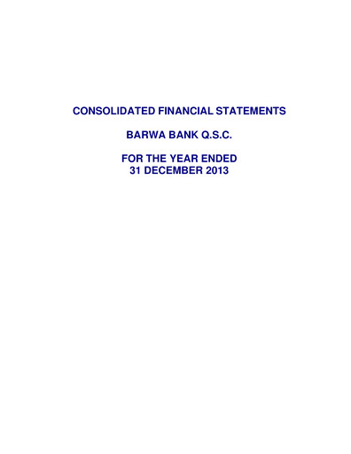 Miniature Dukhan Bank Bilan financier 2013