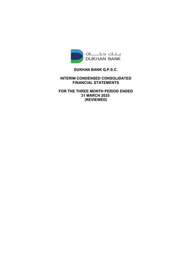 Thumbnail Dukhan Bank Quarterly Report 2025-q1