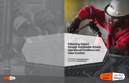 Thumbnail Arabian Drilling Company Sustainability Report 2018