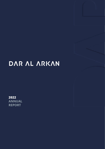 Thumbnail Dar Al Arkan Real Estate Development Company Annual Report 2022