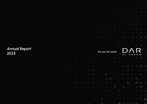 Thumbnail Dar Al Arkan Real Estate Development Company Annual Report 2025