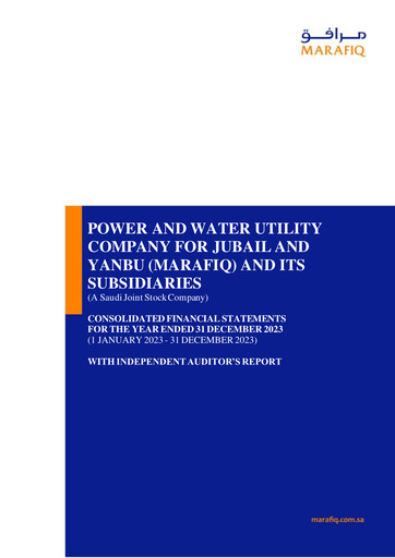 Thumbnail MARAFIQ (The Power and Water Utility Company for Jubail and Yanbu) Financial Statement 2023
