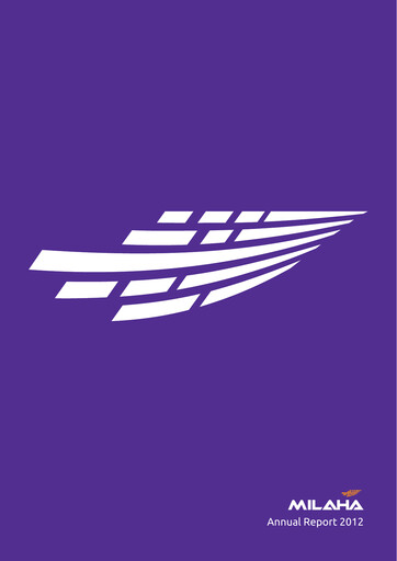 Vorschaubild Milaha - Qatar Navigation Jahresbericht 2012