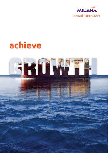 Vorschaubild Milaha - Qatar Navigation Jahresbericht 2014