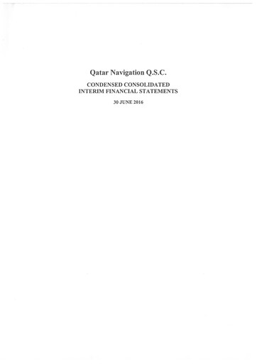 Vorschaubild Milaha - Qatar Navigation Finanzmitteilung 2016-h1