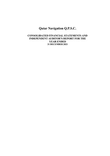 Vorschaubild Milaha - Qatar Navigation Finanzmitteilung 2021