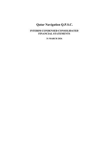 Thumbnail Milaha - Qatar Navigation Quarterly Report 2026-q1