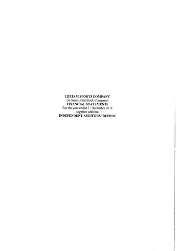 Thumbnail Leejam Sports Company Financial Statement 2019