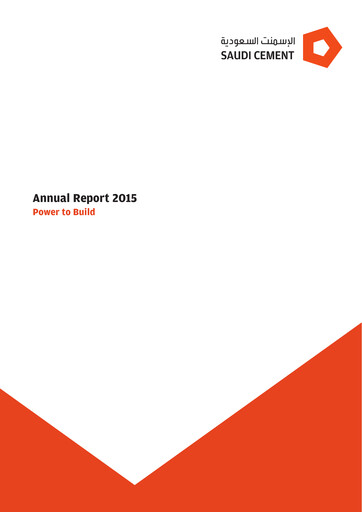 Thumbnail Saudi Cement Company Annual Report 2015