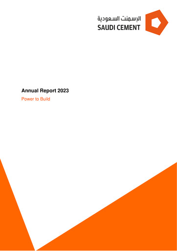Thumbnail Saudi Cement Company Annual Report 2023