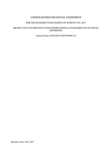 Thumbnail Text (LiveChat) Financial Statement fy2017