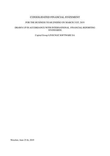 Thumbnail Text (LiveChat) Financial Statement fy2019