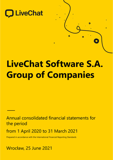 Thumbnail Text (LiveChat) Financial Statement fy2021