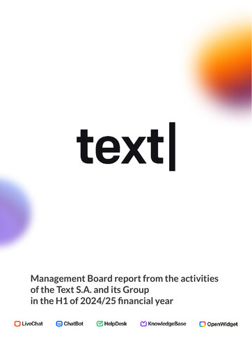 Miniature Text (LiveChat) Rapport semestriel fy2025-h1