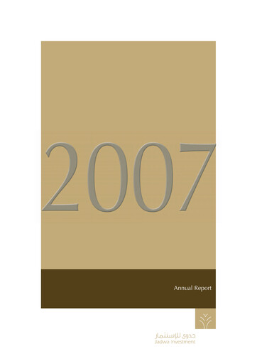 Thumbnail Jadwa Investment - Jadwa Reit Saudi Fund Annual Report 2007