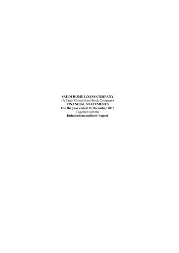 Thumbnail SHL Finance Company Financial Statement 2018