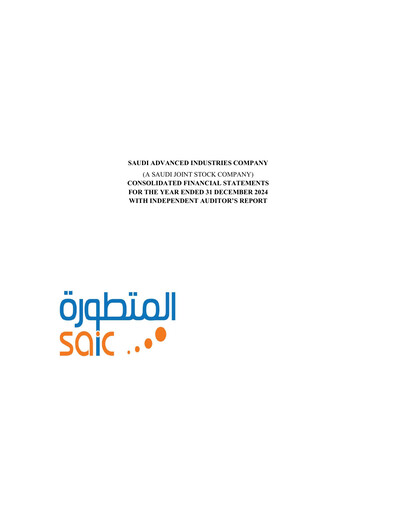 Thumbnail Saudi Advanced Industries Company Financial Statement 2024