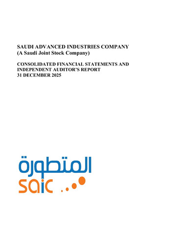 Thumbnail Saudi Advanced Industries Company Financial Statement 2025