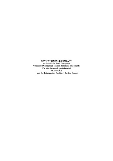 Thumbnail Nayifat Finance Company Half-year Report 2025-h1