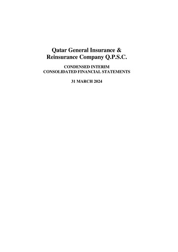 Vorschaubild Qatar General Insurance & Reinsurance Company Quartalsbericht 2024-q1