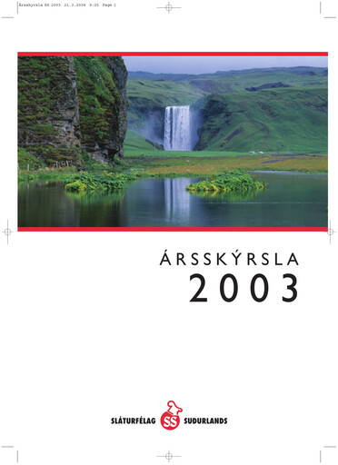 Thumbnail Sláturfélags Suðurlands Annual Report 2003
