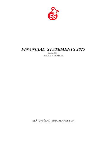 Thumbnail Sláturfélags Suðurlands Financial Statement 2025-h1
