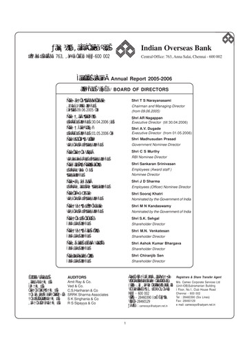 Thumbnail Indian Overseas Bank
 Annual Report 2005-2006