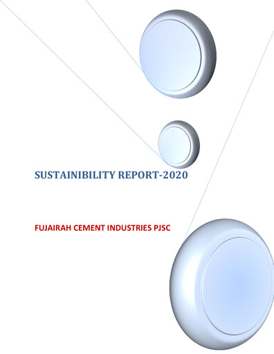 Thumbnail Fujairah Cement Industries Sustainability Report 2020