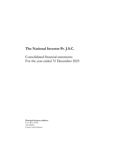Thumbnail The National Investor PRJSC Financial Statement 2025